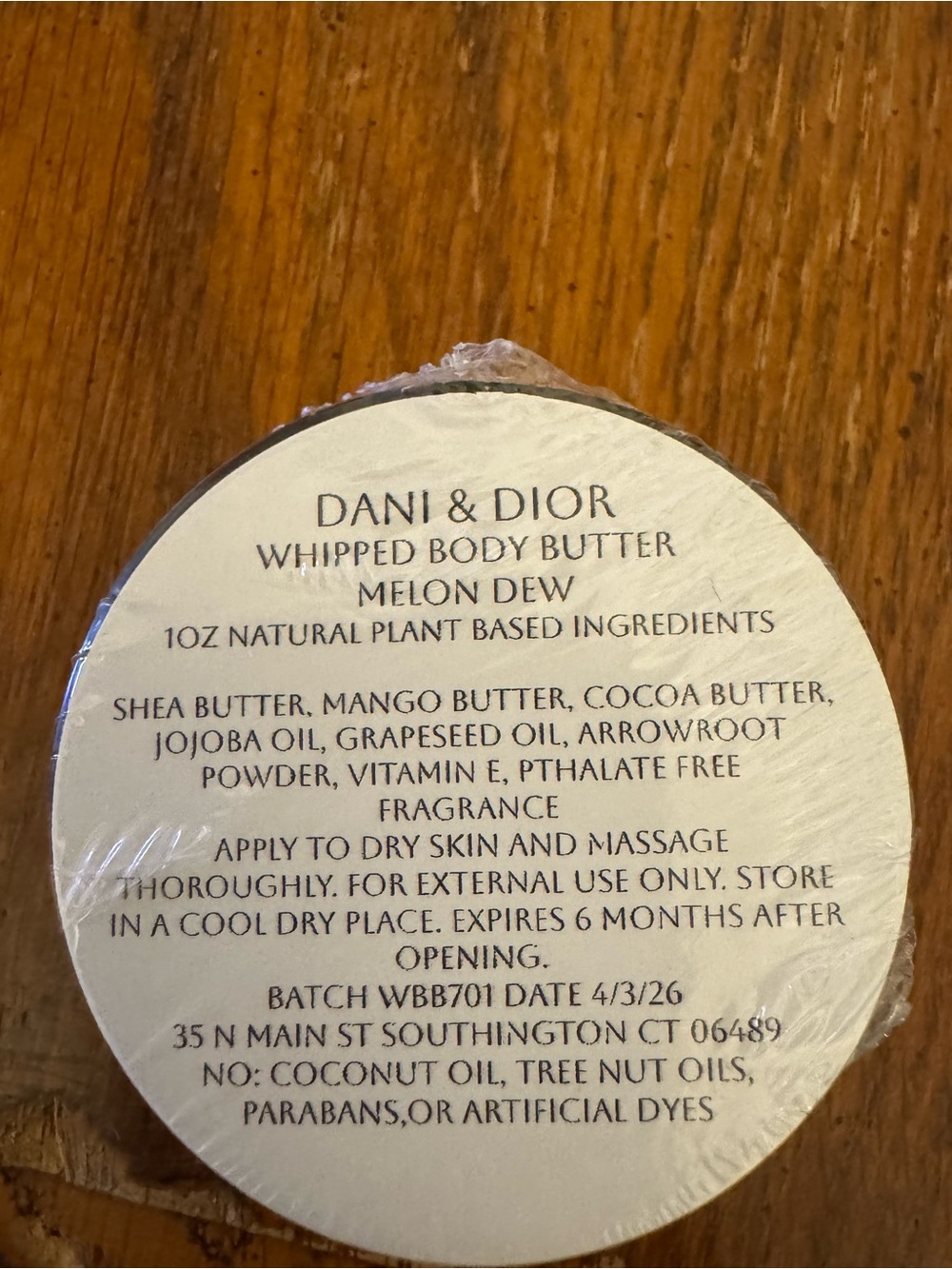 Melon Dew Whipped Body Butter by DANI & DIOR